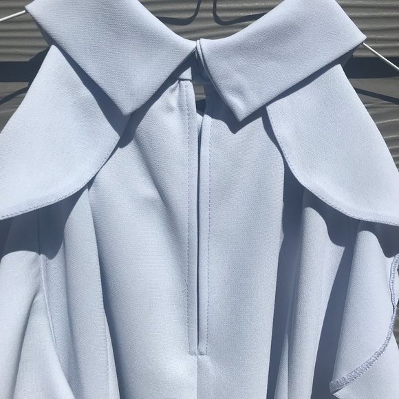 NWT TOPSHOP Ruffle Cold Shoulder Blouse - Picture 10 of 13